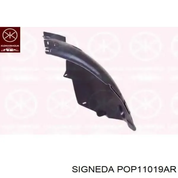Guardalodos interior delantero derecho OPL15AS005 Dega