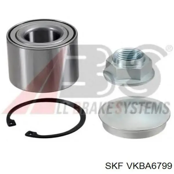 VKBA6799 SKF Rodamiento de rueda trasero