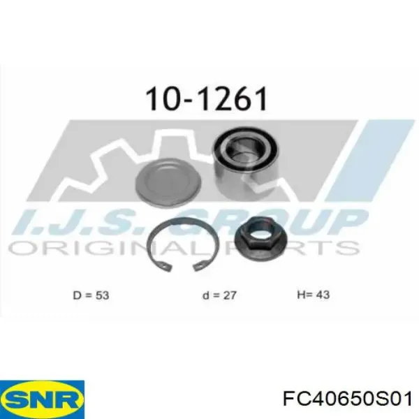 Cojinete de rueda FC40650S01 SNR