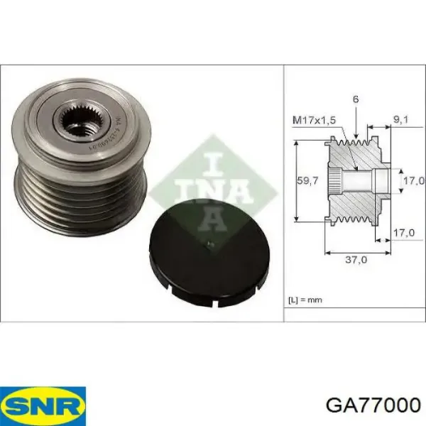 Polea alternador 335491 IKA
