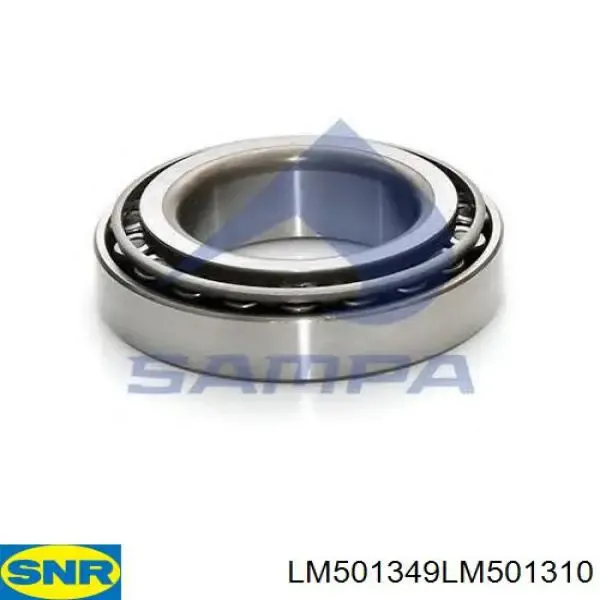 Cojinete de rueda delantero LM501349LM501310 SNR