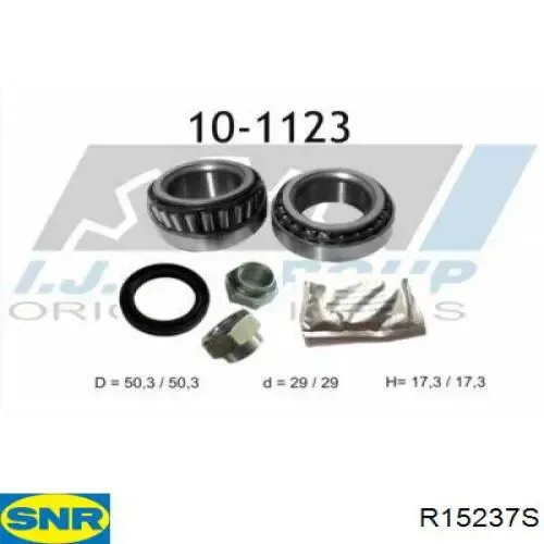 Cojinete de rueda trasero Ford Fiesta GFJ