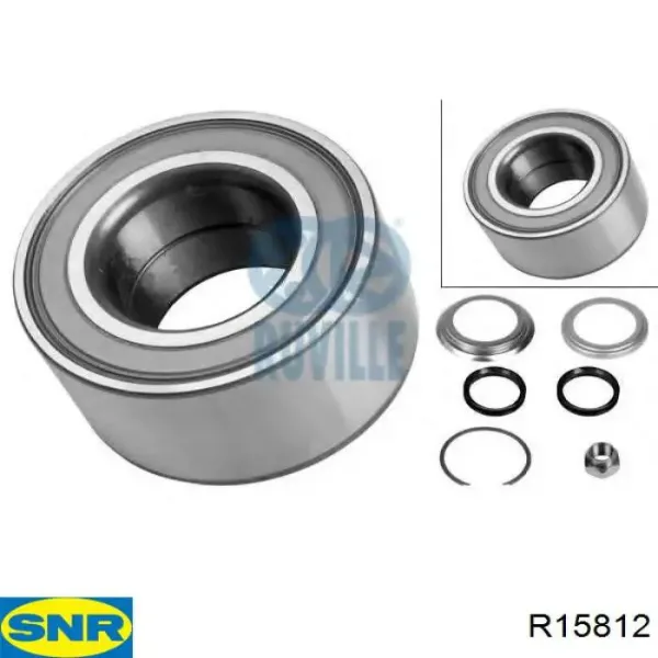 Cojinete de rueda delantero R15812 SNR