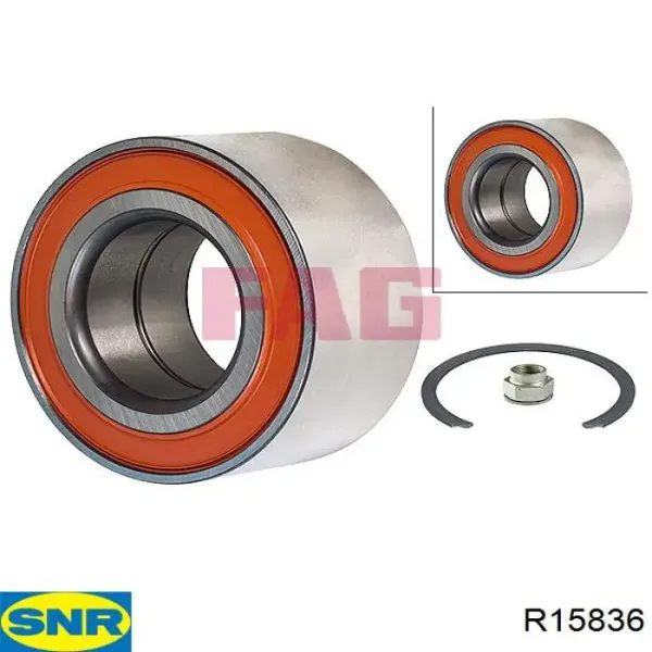 R158.22 SNR Juego De Cojinete De Rueda 117 Mm
