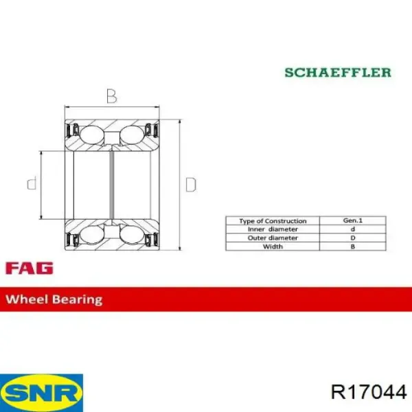 Cojinete de rueda delantero Mazda CX-5 1 KE, GH
