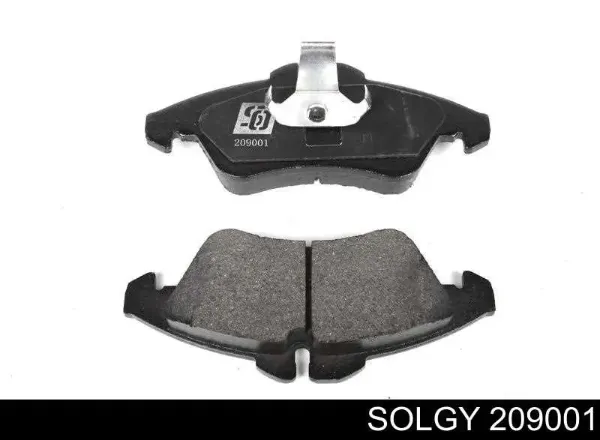 Pastillas de freno 209001 Solgy