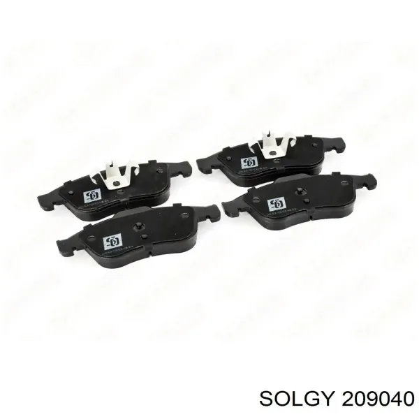 Pastillas de freno 209040 Solgy