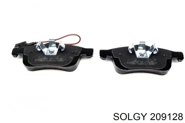 Pastillas de freno 209128 Solgy