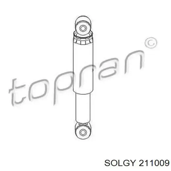 Amortiguador trasero 211009 Solgy