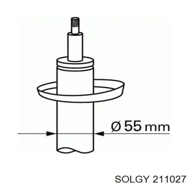Amortiguador 211027 Solgy