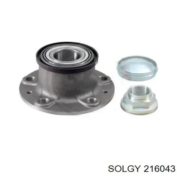 Cubo de rueda trasero Fiat Ducato 3 250