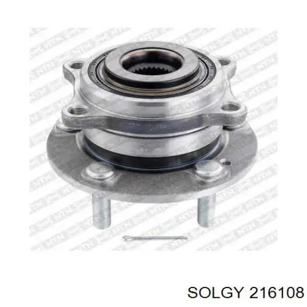 Buje de rueda delantero 216108 Solgy