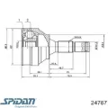 Semieje delantero izquierdo Citroen C4 UA