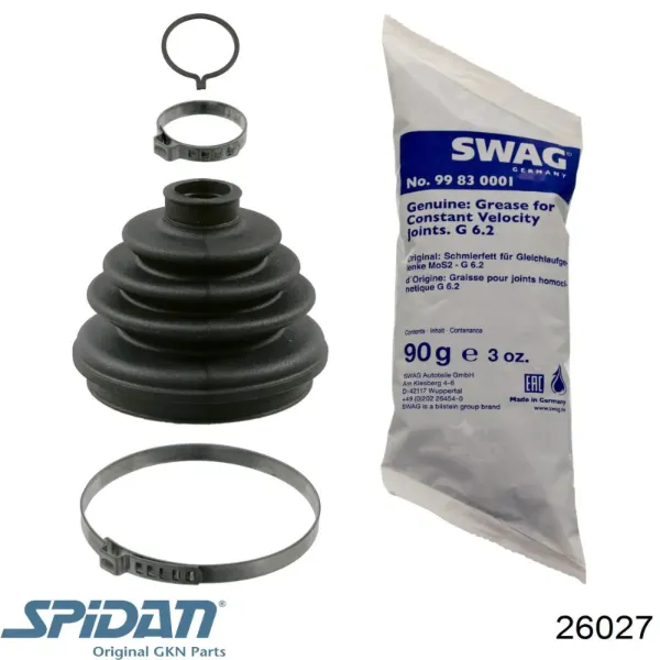 Fuelle, árbol de transmisión delantero exterior Opel Astra 51, 52, F35, M35