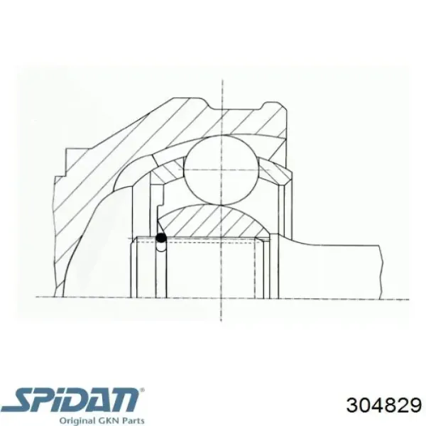 Junta homocinetica 304829 GKN-Spidan