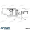 Semieje delantero izquierdo Nissan Navara D40
