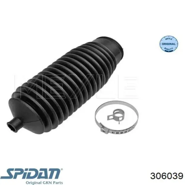 Fuelle exterior derecho de junta homocinética 306039 GKN-Spidan