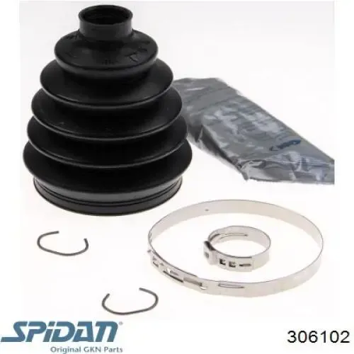 Fuelle de palier delantero exterior 306102 GKN-Spidan