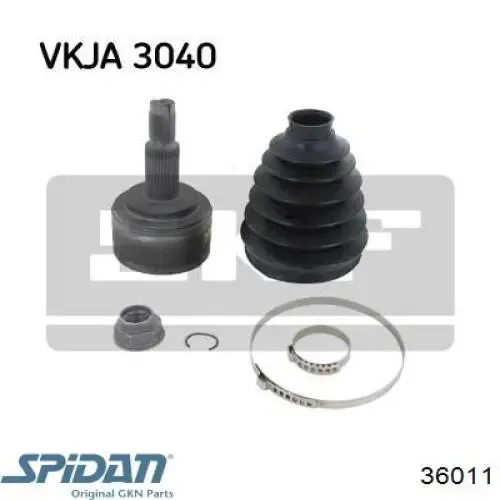 Fuelle, árbol de transmisión delantero exterior Renault Master 3 FV, JV