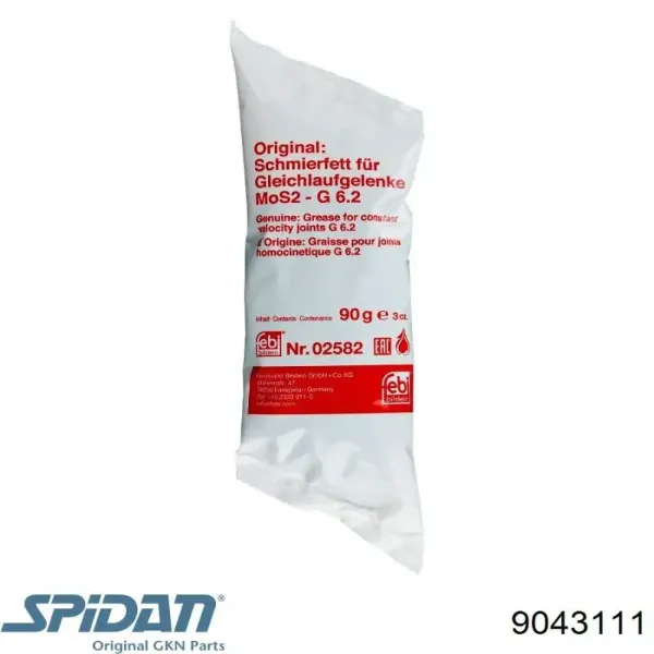 Grasa para rodamientos y juntas homocinéticas 9043111 GKN-Spidan
