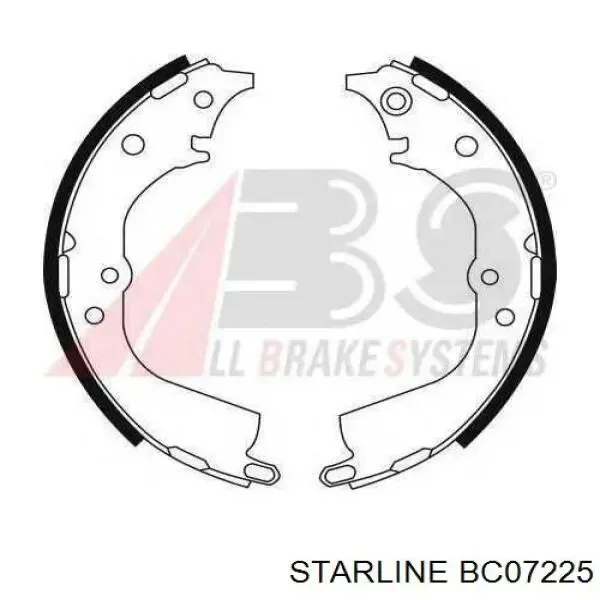 Zapatas de freno BC07225 Starline