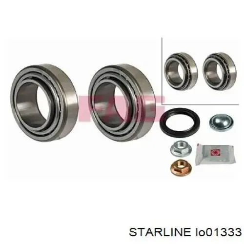 Cojinete de rueda trasero Ford Fiesta GFJ