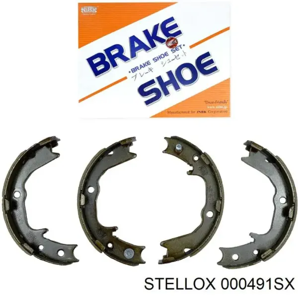 Juego de zapatas de frenos, freno de estacionamiento Subaru Legacy 2 BD, BG