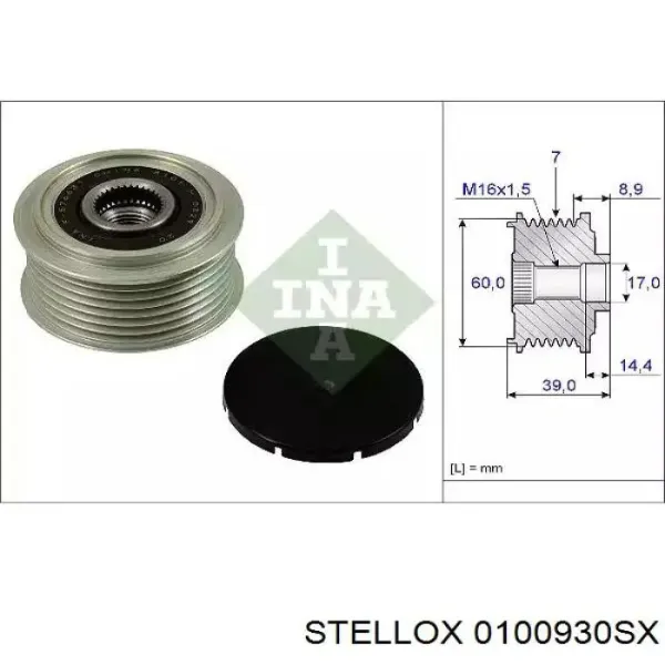 Correa de alternador AVX10X930 Continental/Siemens
