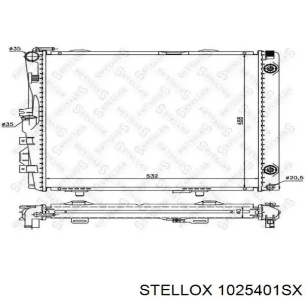 Radiador 89642 HELLA