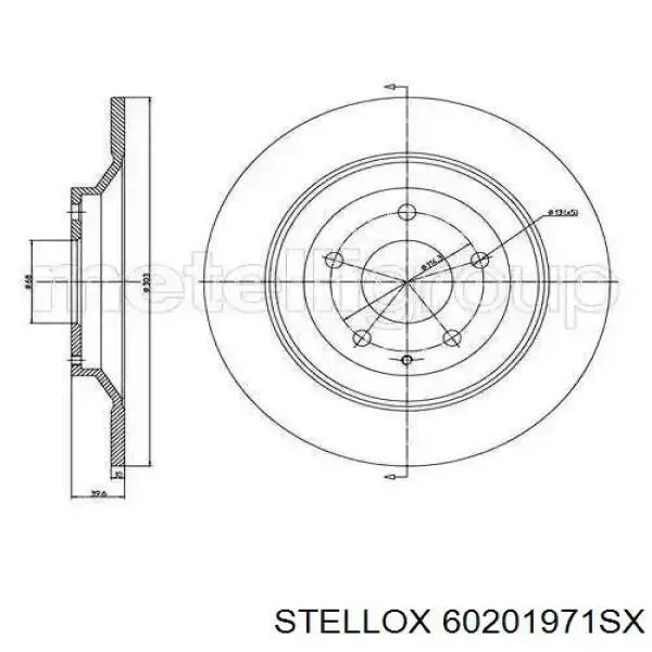 Freno de disco delantero Mazda CX-5 1 KE, GH