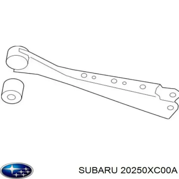 Brazo longitudinal inferior trasero izquierdo/derecho 20250XC00A Subaru