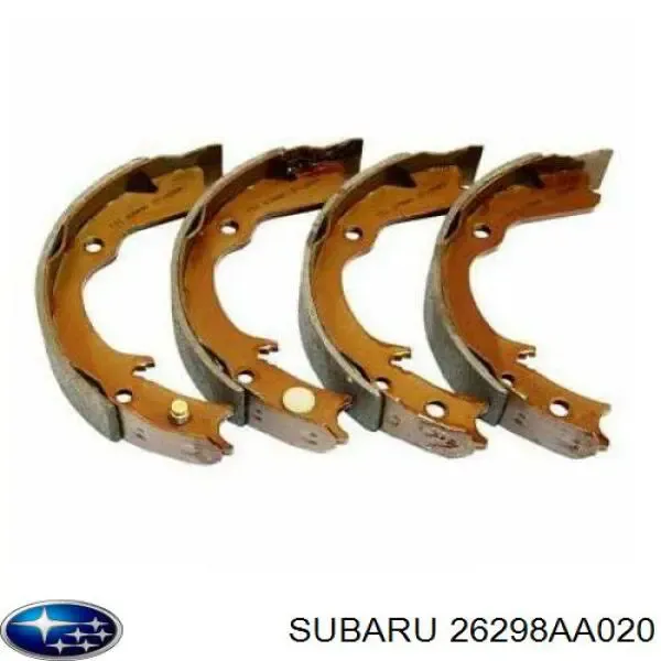 Juego de zapatas de frenos, freno de estacionamiento Subaru Legacy 2 BD, BG