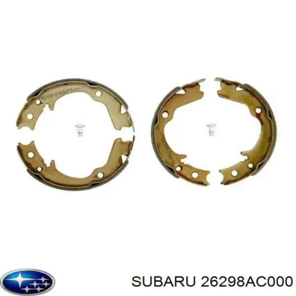 Juego de zapatas de frenos, freno de estacionamiento Subaru Legacy 2 BD, BG