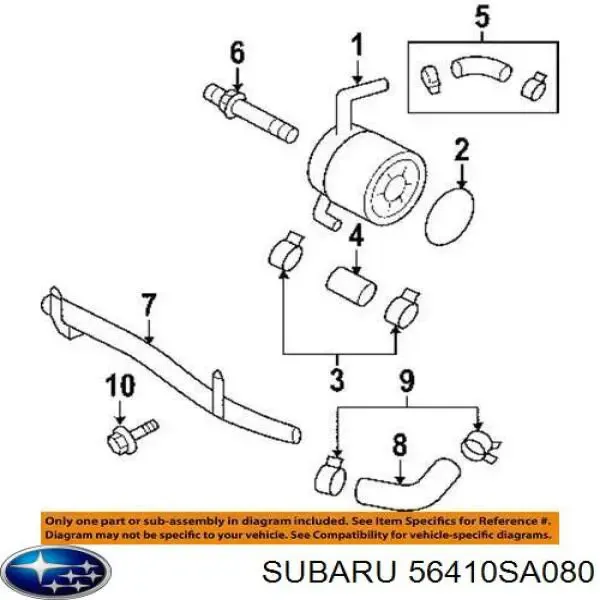 Protección motor / empotramiento Subaru Forester II