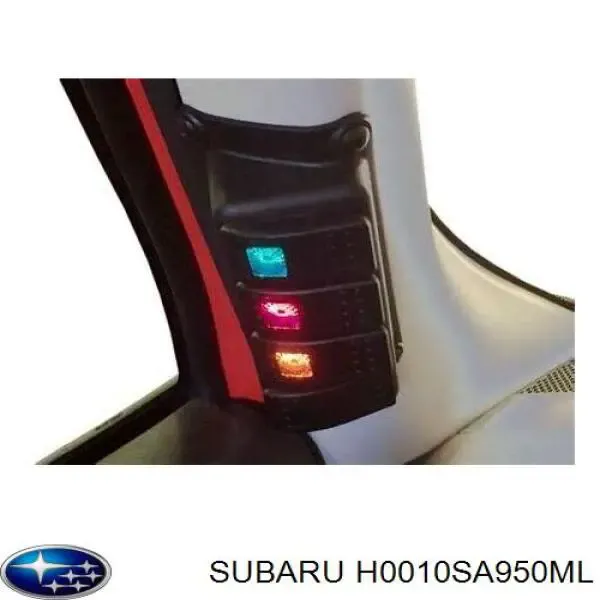 Moldura central del tablero de instrumentos H0010SA950ML Subaru