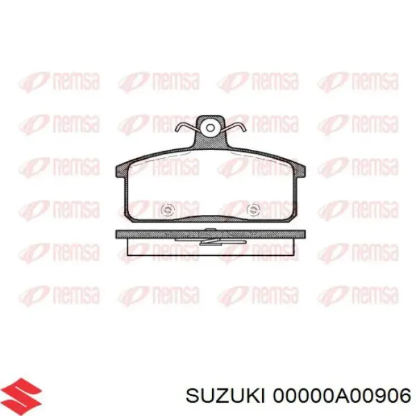 Pastillas de freno traseras 00000A00906 Suzuki