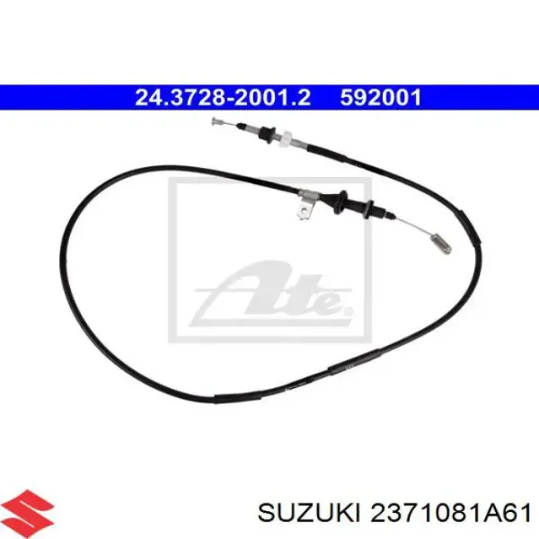 2371081A61 Suzuki Cable de accionamiento del embrague