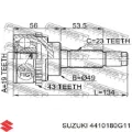 Semieje delantero izquierdo Suzuki Ignis FH