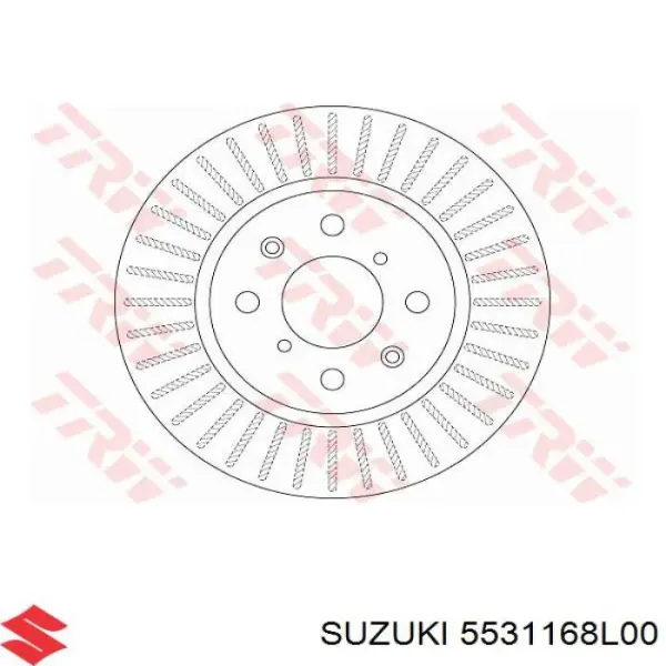 Disco de freno 5531168L00 Suzuki