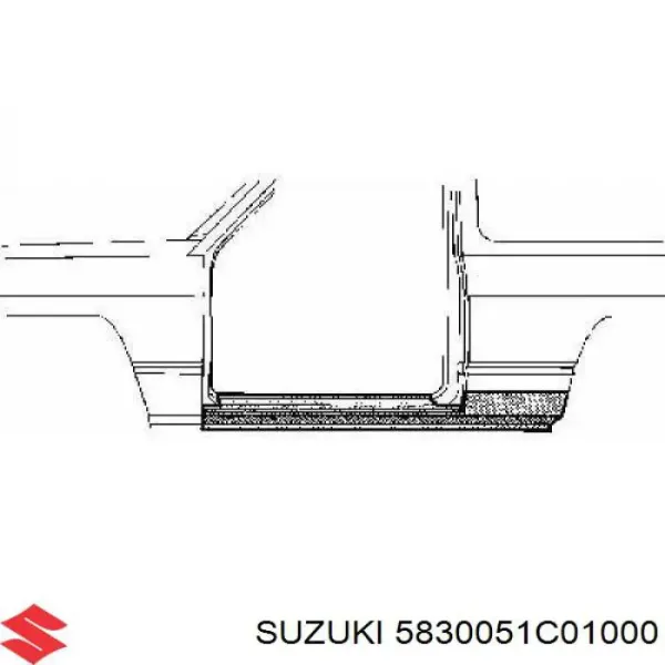 5830051C01000 Suzuki Capó delantero