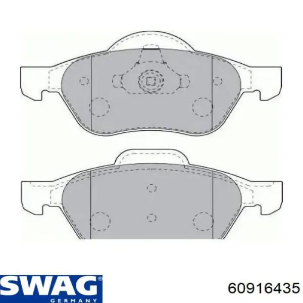 Pastillas de freno delanteras Renault Laguna 2 BG0, BG1