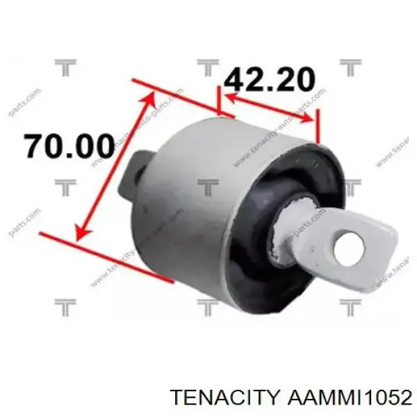 Buje delantero del brazo longitudinal trasero AAMMI1052 Tenacity