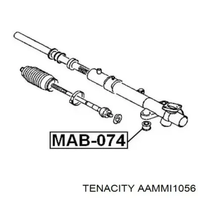 Silentblock de montaje de la cremallera de dirección TENACITY AAMMI1056