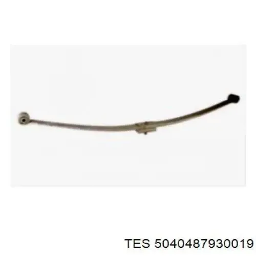 Ballesta de suspensión trasera 93815209 Iveco