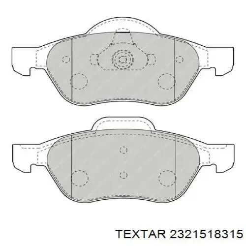Pastillas de freno delanteras Renault Laguna 2 BG0, BG1