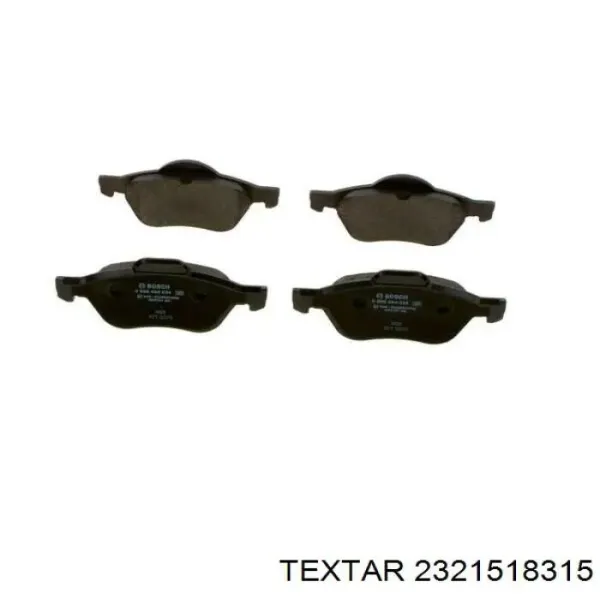 Pastillas de freno delanteras Renault Laguna 2 BG0, BG1