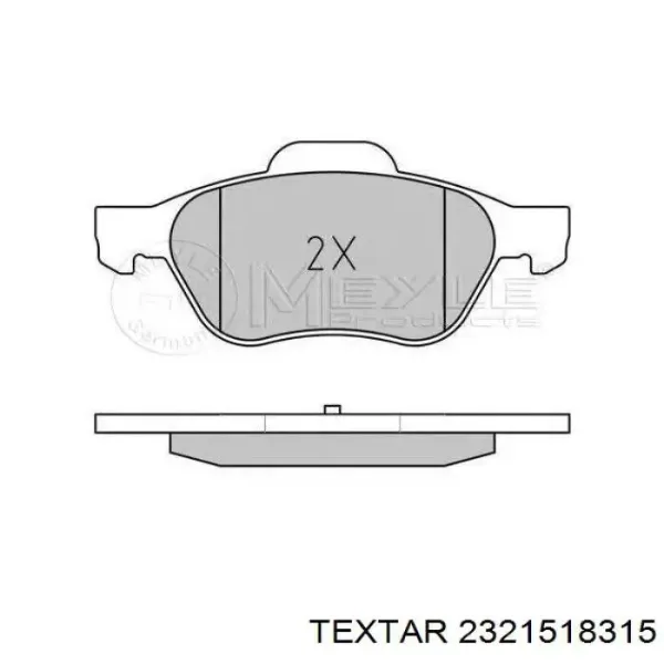 Pastillas de freno delanteras Renault Laguna 2 BG0, BG1