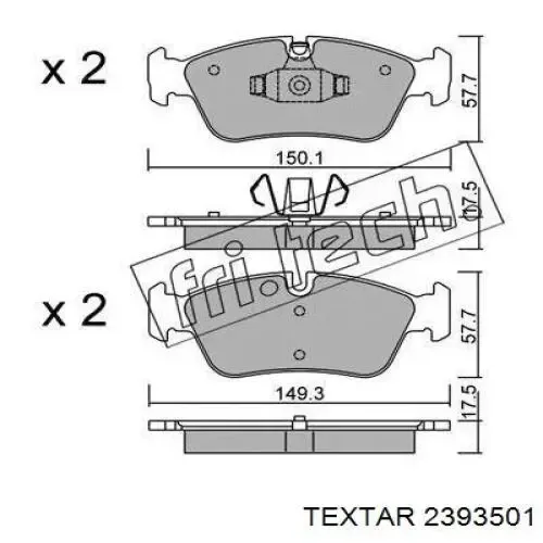 Pastillas de freno delanteras BMW 1 E81, E87
