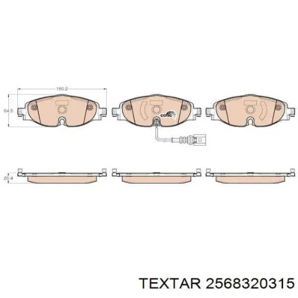 Pastillas de freno delanteras Volkswagen Passat 3G2, CB2