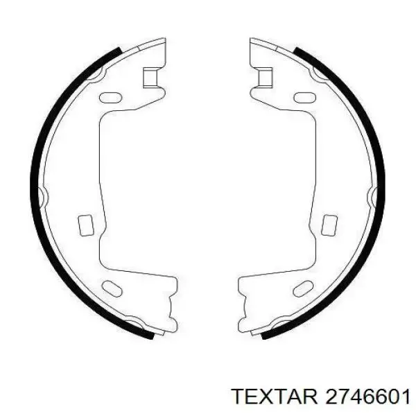 Juego de zapatas de frenos, freno de estacionamiento Opel Astra 51, 52, F35, M35